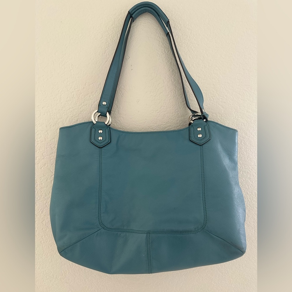Elegant Blue Women's Tote Bag purse COACH - Picture 3 of 15